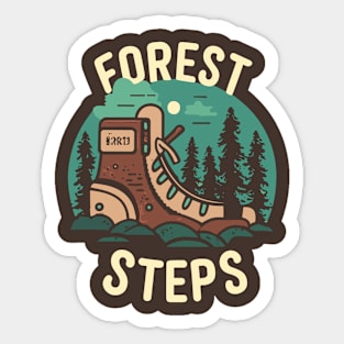 Forest  Steps Sticker